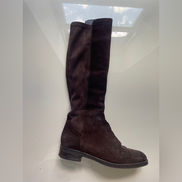 Suede Riding Boots - Picture 2 of 6